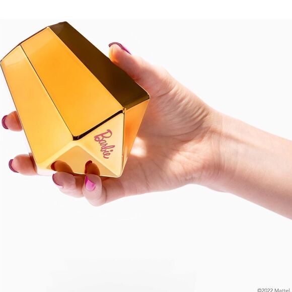 Dragon Glassware x Barbie Whiskey Glasses - 10 oz Gold and Pink Whiskey … - Picture 3 of 4